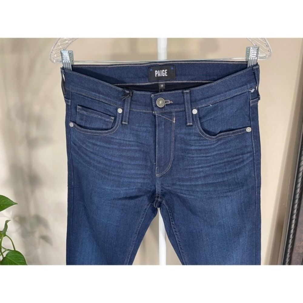 PAIGE Lennox Slim Fit Jeans W/29 Blue Gerald Indigo M653765-570 NWT - Picture 5 of 12